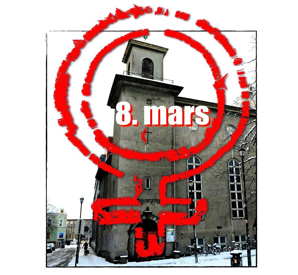 Søndagssamling på kvinnedagen