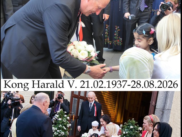 Kong Harald V har gått bort