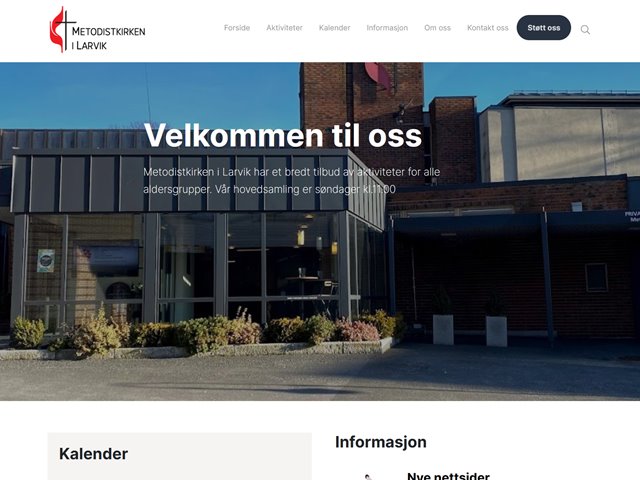 Gratulerer Larvik med ny nettside