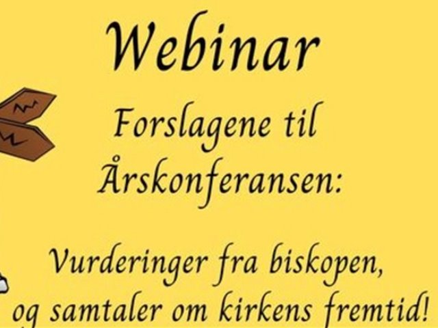 Opptak av Webinar om forslagene til årskonferansen