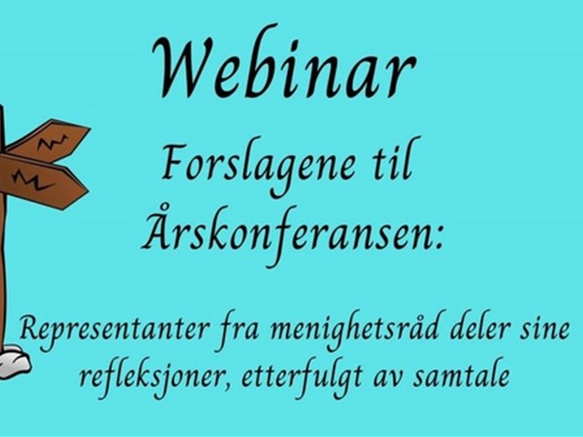 Webinar om forslagene til årskonferansen 2022